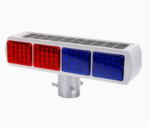Solar-Powered Warning Strobe Light