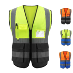 Two-Tone Reflective Safety Vest for Construction Sites