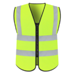 Reflective Safety Vest with Zipper