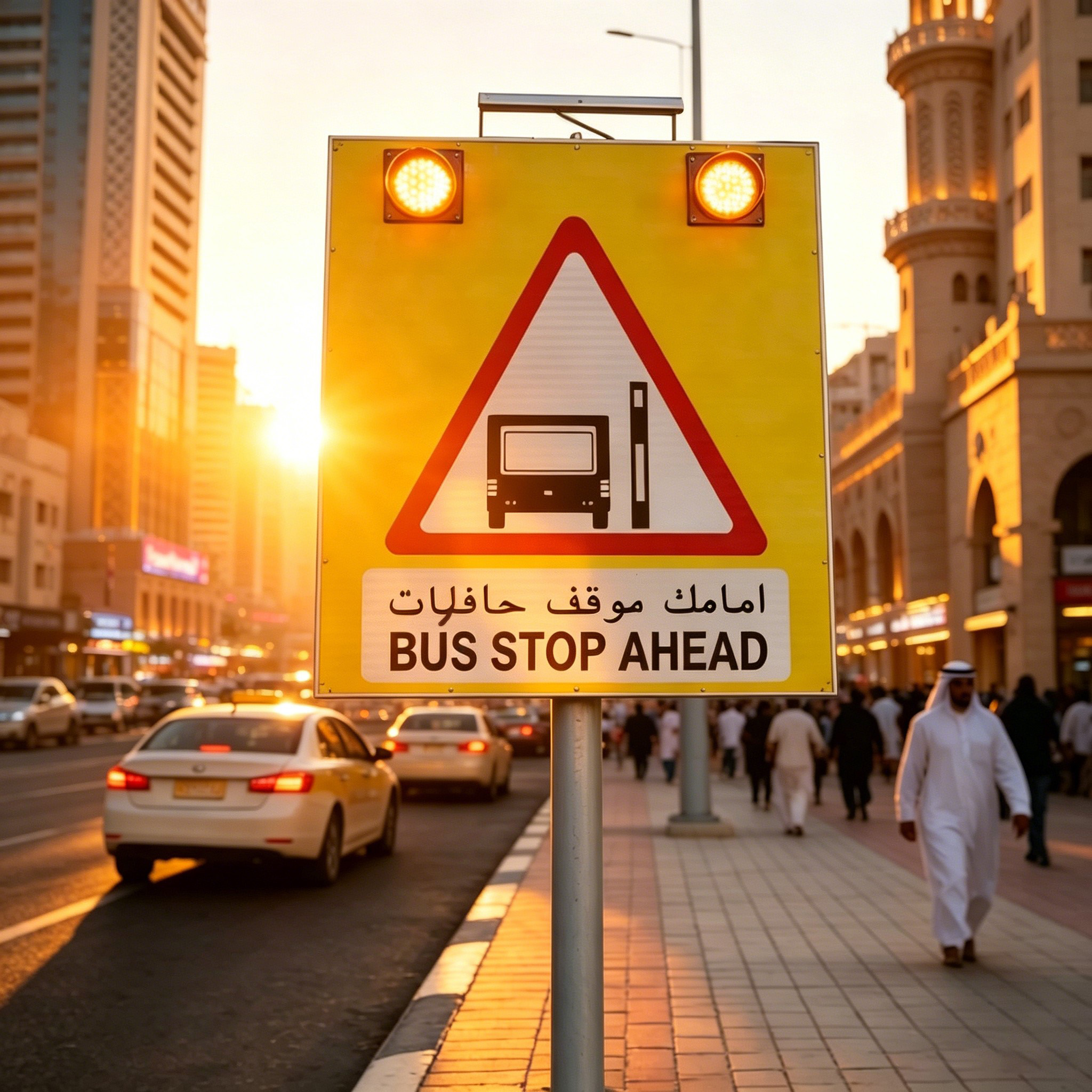 Multilingual Bus Stop Signs Multilingual Bus Stop Signs - Image 1