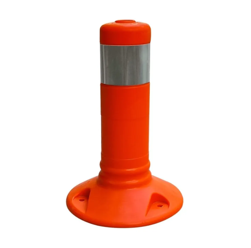 Stalp portocaliu din cauciuc inaltime 30cm, TPE Orange rubber pole height 30cm, TPE - Image 1